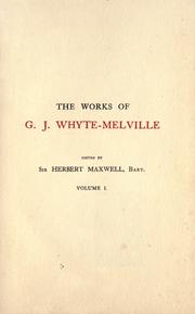 Cover of: The Brookes of Bridlemere by G. J. Whyte-Melville