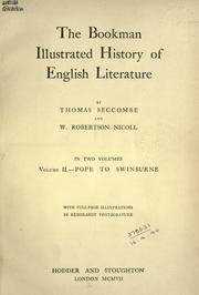 Cover of: Bookman illustrated history of English literature