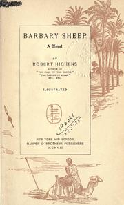 Cover of: Barbary sheep by Robert Smythe Hichens