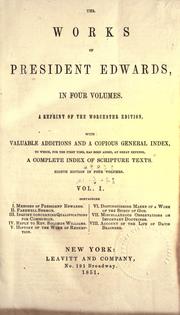 Cover of: The works of President Edwards by Jonathan Edwards