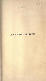 Cover of: A Chicago princess by Robert Barr