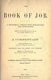 Cover of: A commentary on the Holy Scriptures by Johann Peter Lange