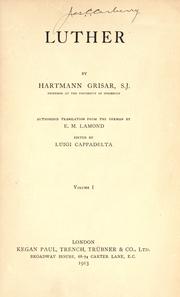 Cover of: Luther. by Hartmann Grisar