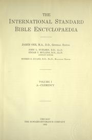 Cover of: The International standard Bible encyclopaedia by James Orr: general editor.