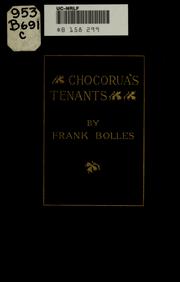 Cover of: Chocorua's tenants by Frank Bolles