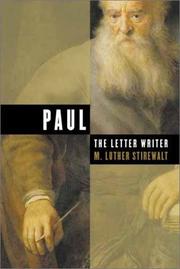 Cover of: Paul, the Letter Writer