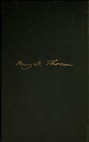 Cover of: Autumn.: From the Journal of Henry D. Thoreau.
