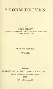 Cover of: Storm-driven by Mary Healy, Mary Healy