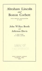 Abraham Lincoln and Boston Corbett by Byron Berkeley Johnson