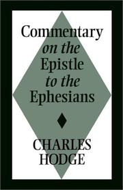 Cover of: Commentary on the Epistle to the Ephesians by Christoph Ernst Luthardt