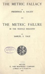 Cover of: The metric fallacy