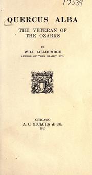Cover of: Quercus alba by William Otis Lillibridge