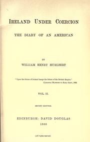 Cover of: Ireland under coercion by William Henry Hurlbert