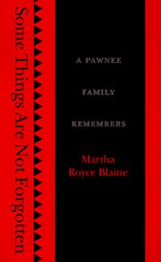 Some things are not forgotten by Martha Royce Blaine