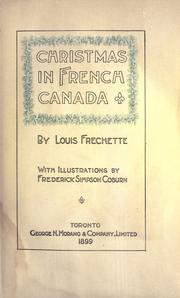 Christmas in French Canada by Louis Honoré Fréchette
