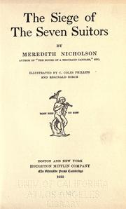 The siege of the seven suitors by Meredith Nicholson