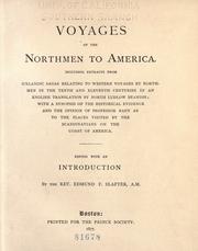 Cover of: Voyages of the Northmen to America. by Edmund F. Slafter