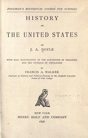 Cover of: History of the United States