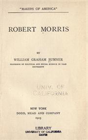 Cover of: Robert Morris.