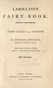 Cover of: Laboulaye