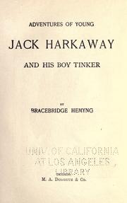 Cover of: Adventures of young Jack Harkaway and his boy Tinker
