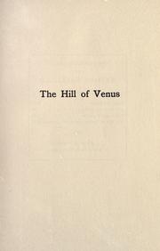 Cover of: hill of Venus