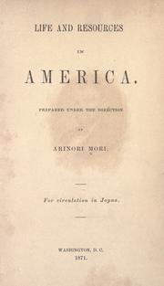 Cover of: Life and resources in America.