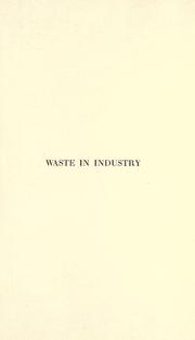 Cover of: Waste in industry