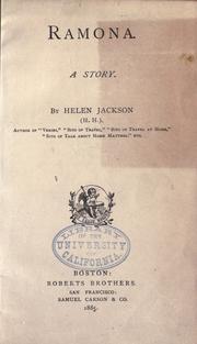 Cover of: Ramona; a story. by Helen Hunt Jackson