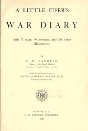 Cover of: A little fifer's war diary by C. W. Bardeen