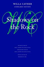Shadows on the rock by Willa Cather