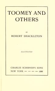 Cover of: Toomey and others.