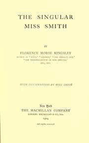 Cover of: The singular Miss Smith by Florence Morse Kingsley