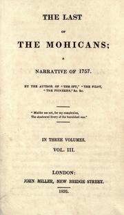 Cover of: The Last of the Mohicans by James Fenimore Cooper