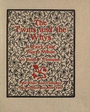 Cover of: The twins and the whys by Susan F. Thompson, Susan F. Thompson