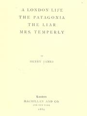 Cover of: A London life by Henry James
