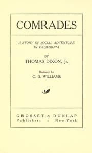 Cover of: Comrades. by Thomas Dixon Jr.