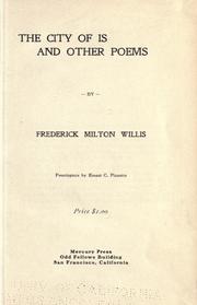 The city of Is by Frederick Milton Willis