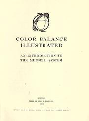 Cover of: Color balance illustrated