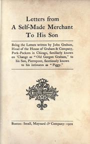 Cover of: Letters from a self-made merchant to his son. by Lorimer, George Horace