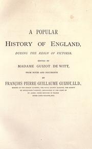 Cover of: A popular history of England: from the earliest times to the accession of Victoria.