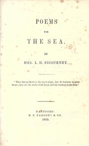 Cover of: Poems for the sea.
