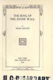 Cover of: The song of the stone wall