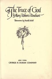 Cover of: truce of God | Mary Roberts Rinehart