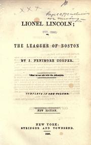 Cover of: Works. by James Fenimore Cooper