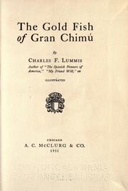 Cover of: The gold fish of Gran Chimú