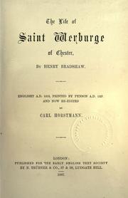 Cover of: The life of Saint Werburge of Chester