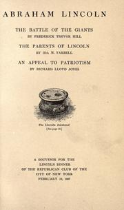 Cover of: Abraham Lincoln: The battle of the giants