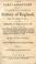 Cover of: The Parliamentary or constitutional history of England, from the earliest times, to the restoration of King Charles II.