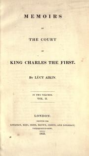 Cover of: Memoirs of the court of King Charles the First.